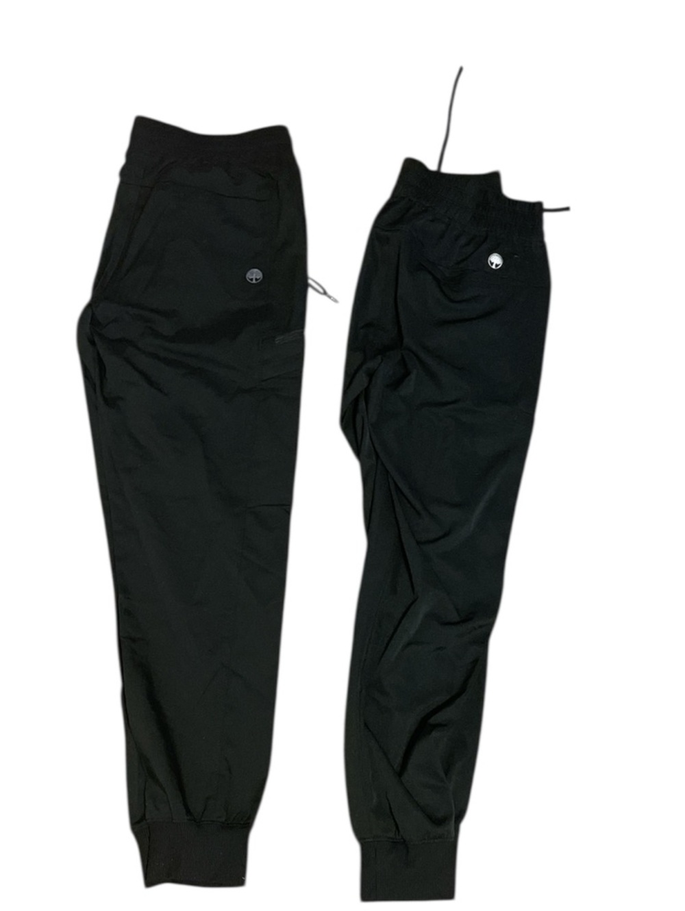 Healing Hands Black Jogger Style Scrub Pants 2 Pair Size M NWOT - Picture 2 of 7